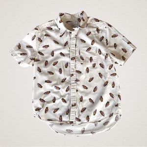 Men's Urban Outfitters Ice Cream Cone Short Sleeve Button-down Shirt, Size M